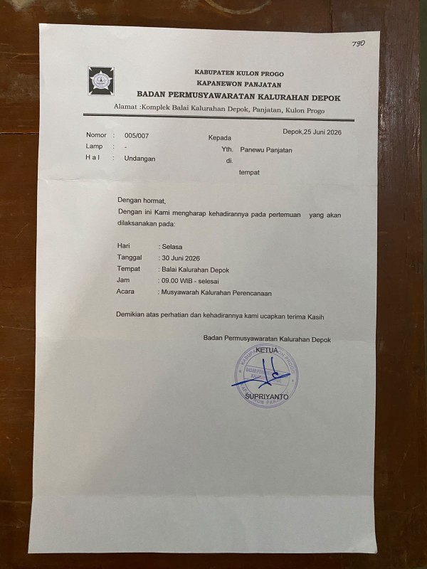 Musyawarah Kalurahan Perencanaan Kalurahan Depok
